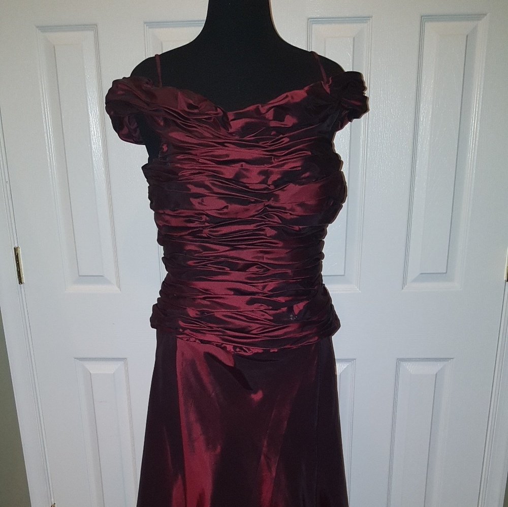 Plus Size Formal Gown with Ruching